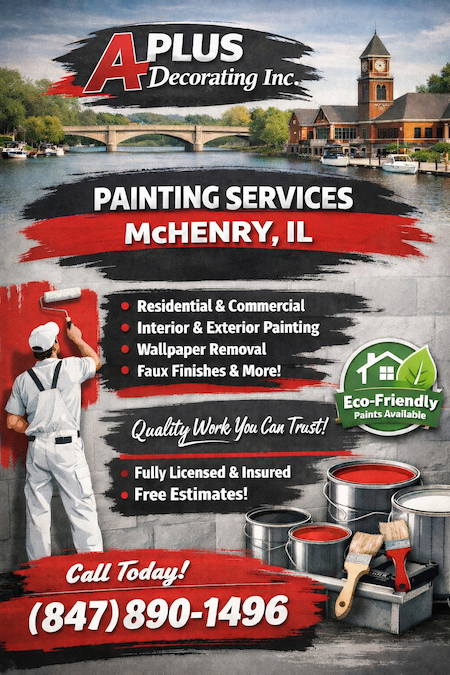 McHenry, Illinois 60050  Custom Interior & Exterior Painting Services | Residential & Commercial Painting